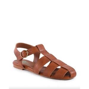 NEW BC FOOTWEAR women's monday vegan leather sandals in tan